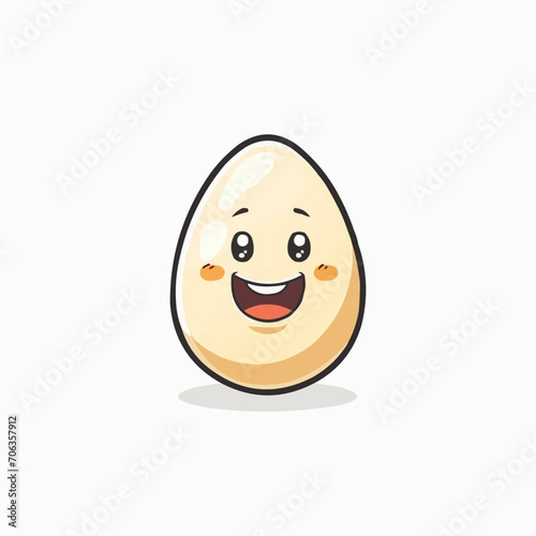 Fototapeta egg with smile