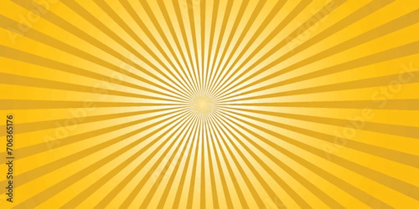 Fototapeta abstract summer background with rays
