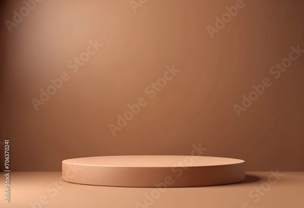 Fototapeta empty shelf for exhibit