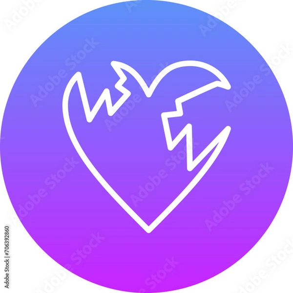Obraz Heartbeak Icon