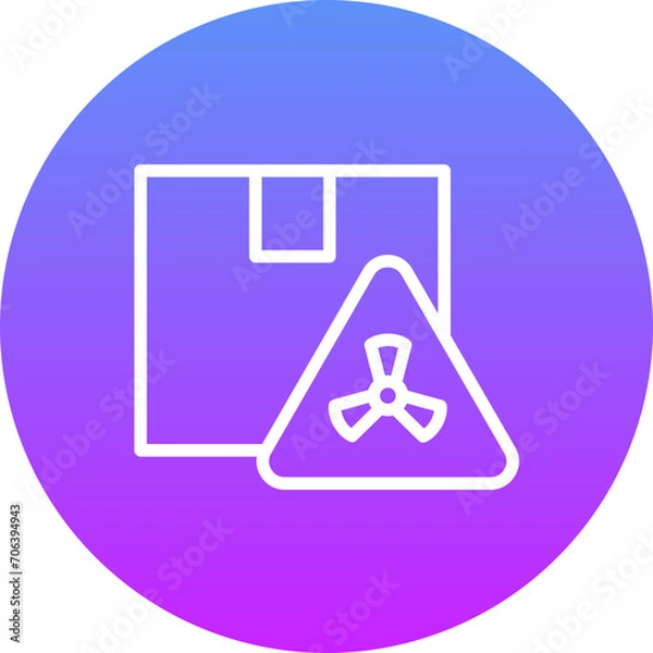 Obraz Dangerous Goods Icon