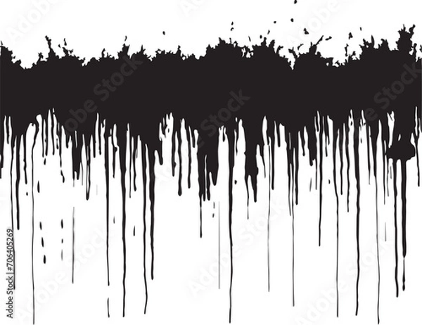 Fototapeta Grunge texture,  splatter texture, black and white grunge background Vector Illustration