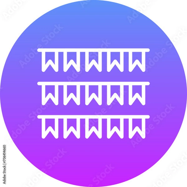 Fototapeta Bunting Icon