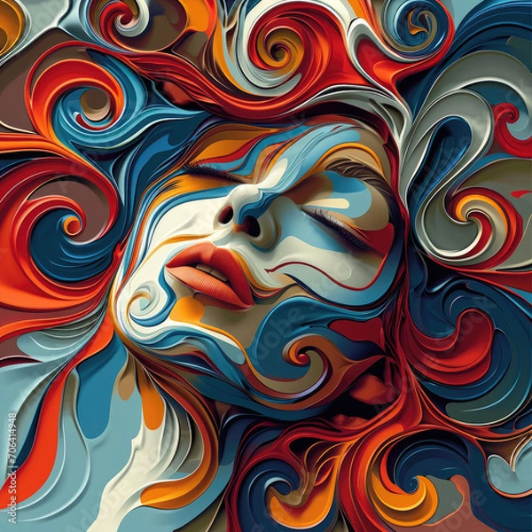 Fototapeta carnival mask background