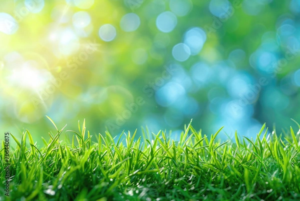 Fototapeta green grass background