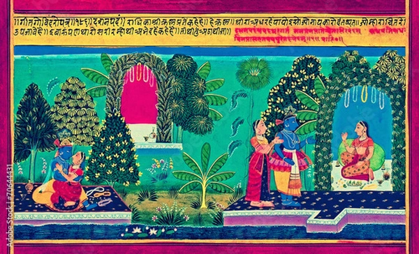 Obraz Malarstwo Radżasthani