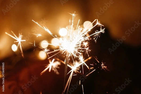 Obraz sparkler on fire