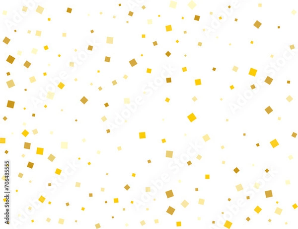Fototapeta Holiday Golden Square Confetti