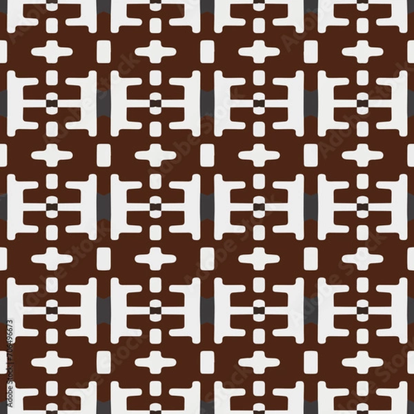 Fototapeta Abstract seamless pattern. Abstract background for fabric print, card, table cloth, furniture, banner, cover, invitation, decoration, wrapping. Repeating pattern.