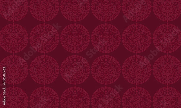 Fototapeta Step into a world of glamour with this vibrant red lame pattern design. Rich in texture and bold in color, this high-quality image on Adobe Stock exudes sophistication and opulence.