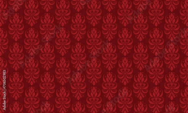 Obraz Step into a world of glamour with this vibrant red lame pattern design. Rich in texture and bold in color, this high-quality image on Adobe Stock exudes sophistication and opulence.