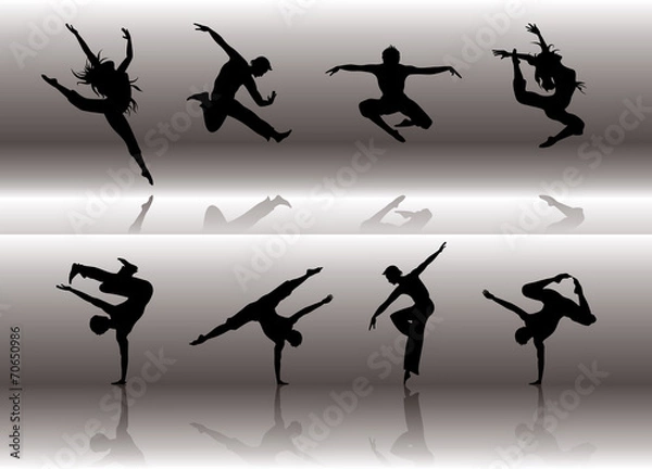 Fototapeta Dancing Group