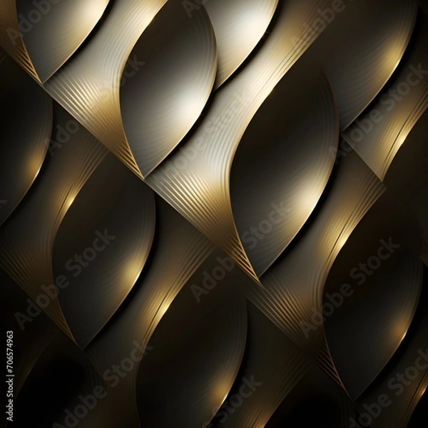 Obraz abstract background with gold generative ai