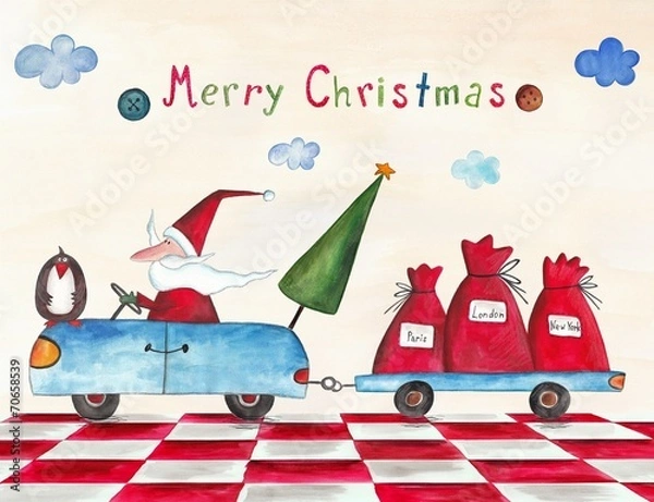 Fototapeta Christmas card
