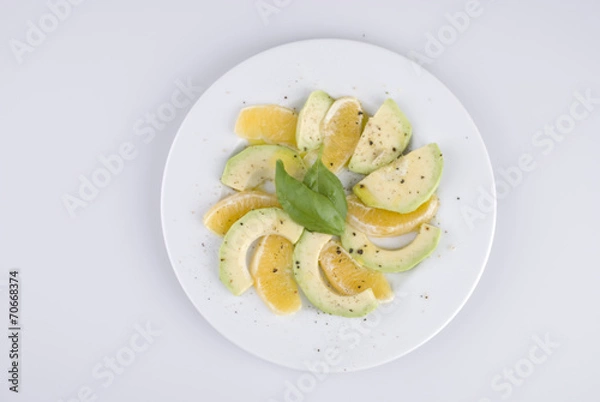 Obraz avocado orangen salat 2
