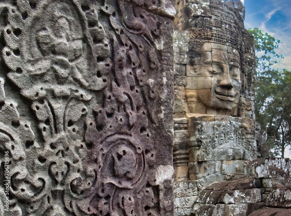 Fototapeta Angkor Wat temple is the heart of Cambodia,the national symbol,the symbol of the Khmer civilization one of the most beautiful monuments in the world