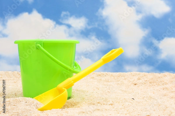 Fototapeta Shovel and Bucket