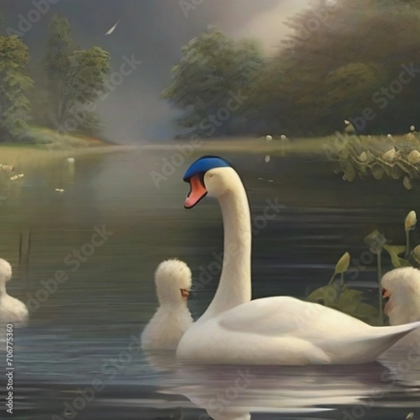 Obraz swan