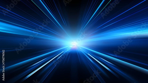 Fototapeta Globally connected communication technology globe showing concept of internet, internet of things, cyberspace, global business, innovation, big data science, digital finance, blockchain