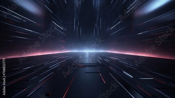 Obraz Sleek modern digital elegance