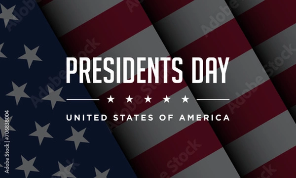 Obraz Presidents Day Background Design.