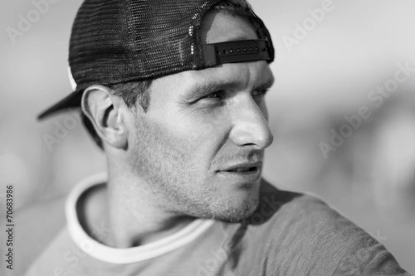 Fototapeta Tough guy portrait