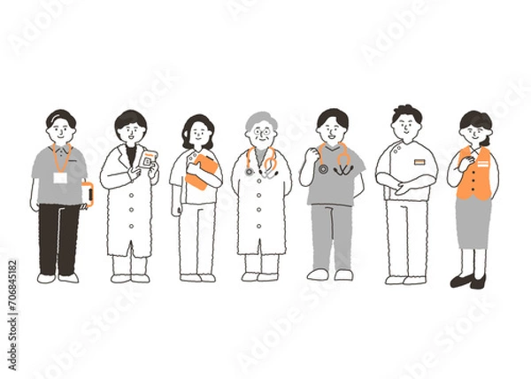 Obraz 医療関係者セット2