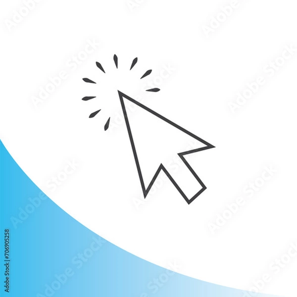 Obraz Mouse click icon. Coup sign.