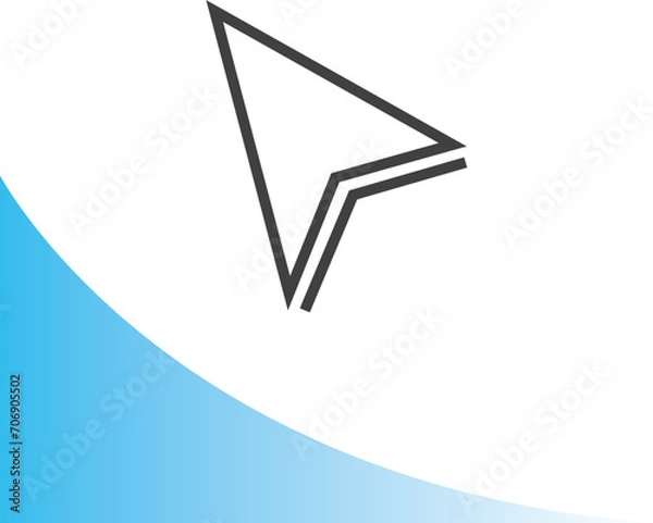 Obraz Navigation or mouse click icon.