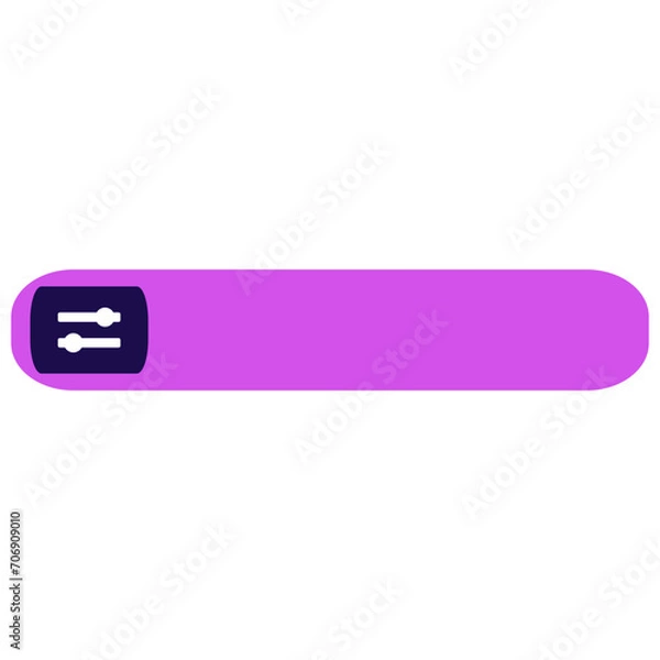 Fototapeta UI Click Button