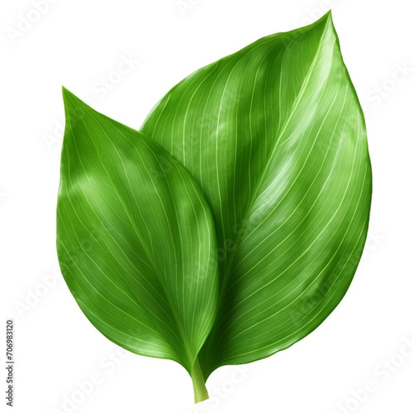 Obraz Iris leaf on a transparent background, PNG
