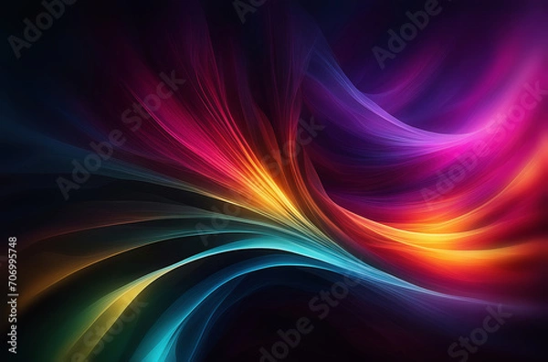 Obraz Abstract Magic Poly Background
