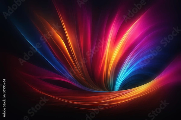 Fototapeta Abstract Magic Poly Background