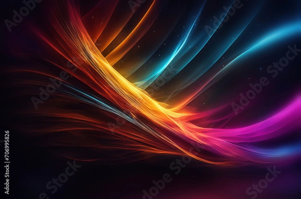 Obraz Abstract Magic Poly Background