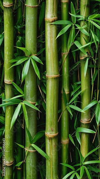 Fototapeta Close up image of a bamboo forest.
