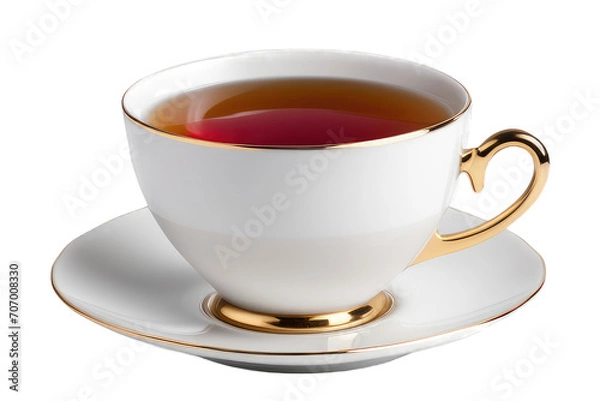 Fototapeta cup of tea isolated on transparent background