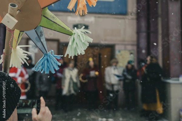 Obraz Tradycyjne kolędowanie 