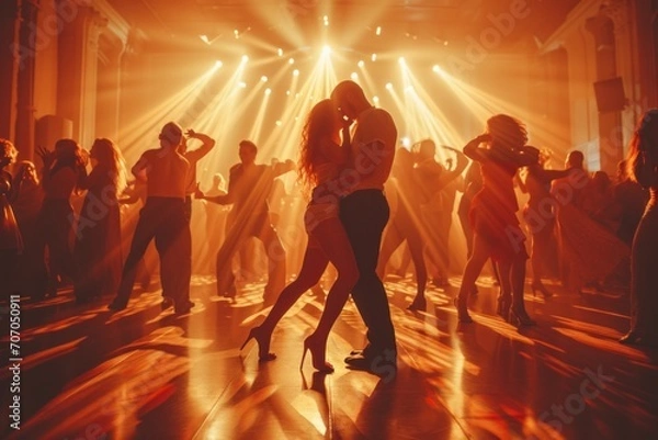 Fototapeta Salsa dancing