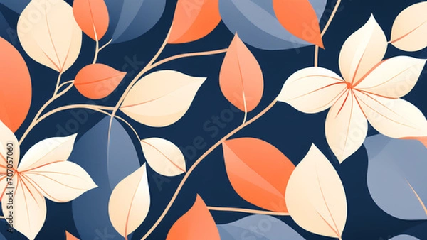 Fototapeta a minimalist abstract pattern