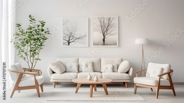 Fototapeta interior, room, sofa, home, window, design, furniture, living, house, chair, couch, luxury, lamp, decor