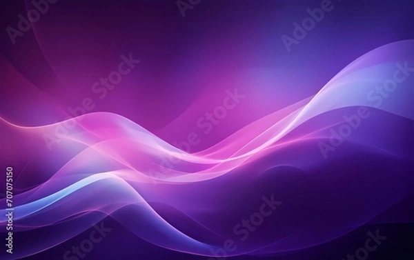 Fototapeta Purple abstract background with bright light. generative ai