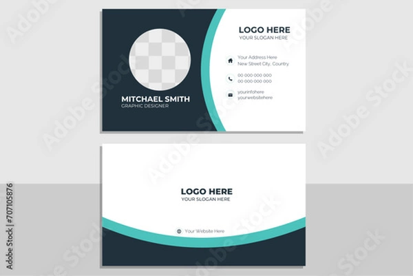Obraz Creative and modern business card template.
