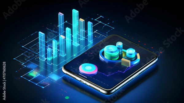 Fototapeta social network concept