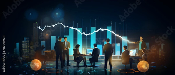 Obraz background with notes