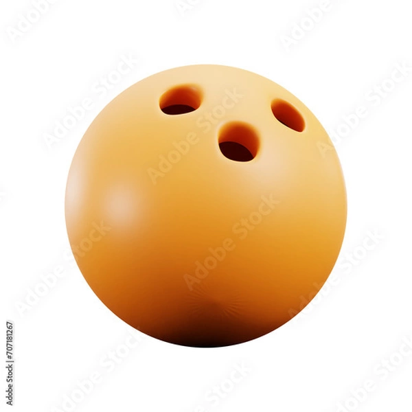 Obraz Bowling Ball 3d Icon