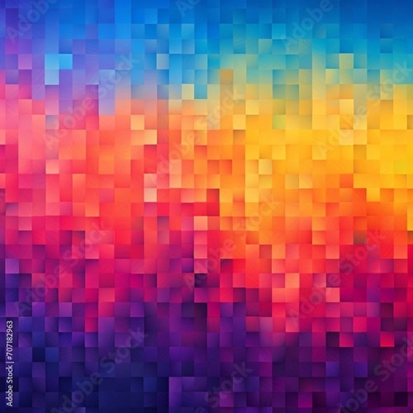 Fototapeta Colorful abstract background. Mosaic pattern. 