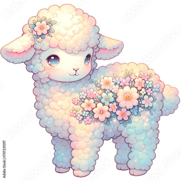 Fototapeta easter magic goat