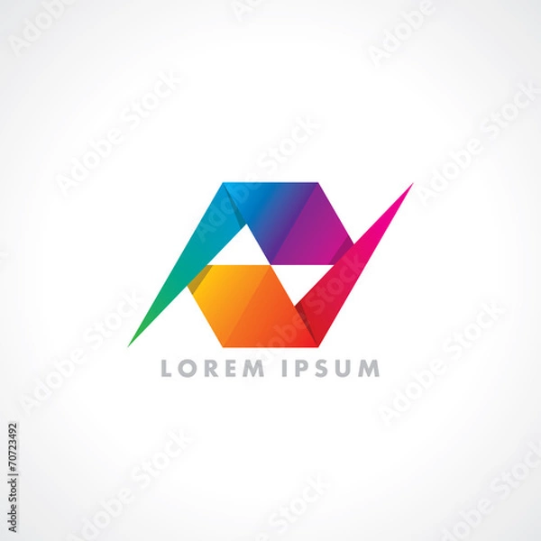 Obraz creative symbol vector for business