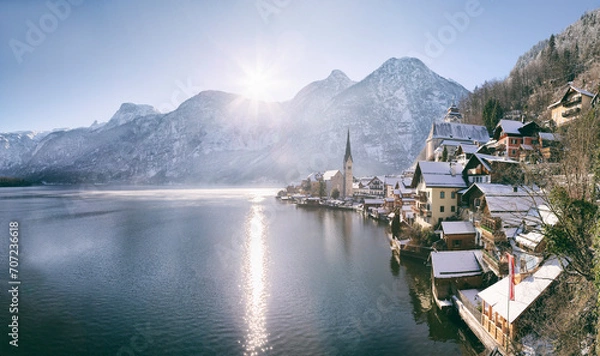 Obraz Idyllischer Blick auf Hallstatt