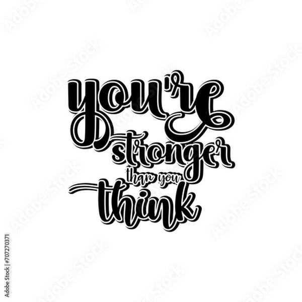 Fototapeta motivational Creative design quotes typography vector design